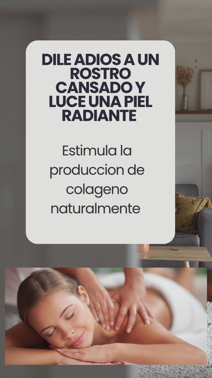 MASAJEADOR FACIAL Y CUELLO CON LUZ LED